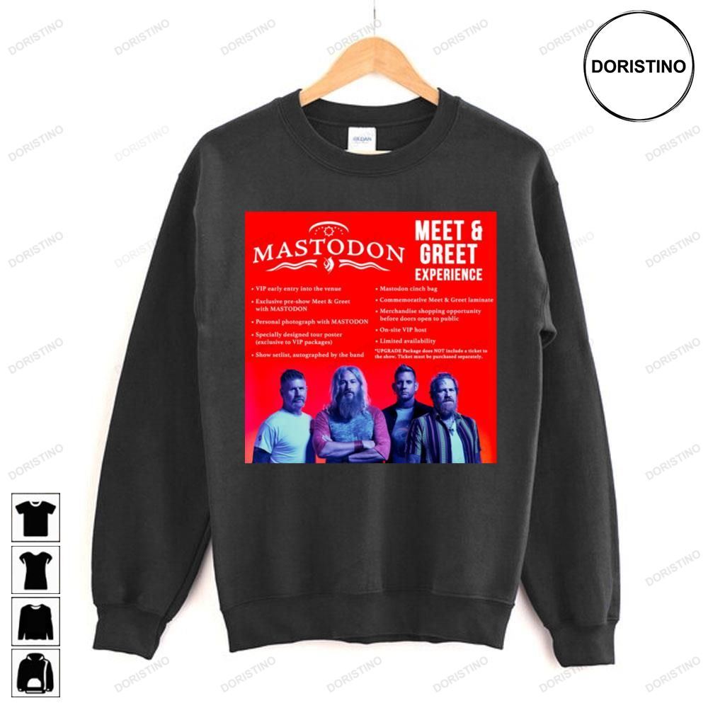 Mastodon Meet And Greet Experience Limited Edition T-shirts